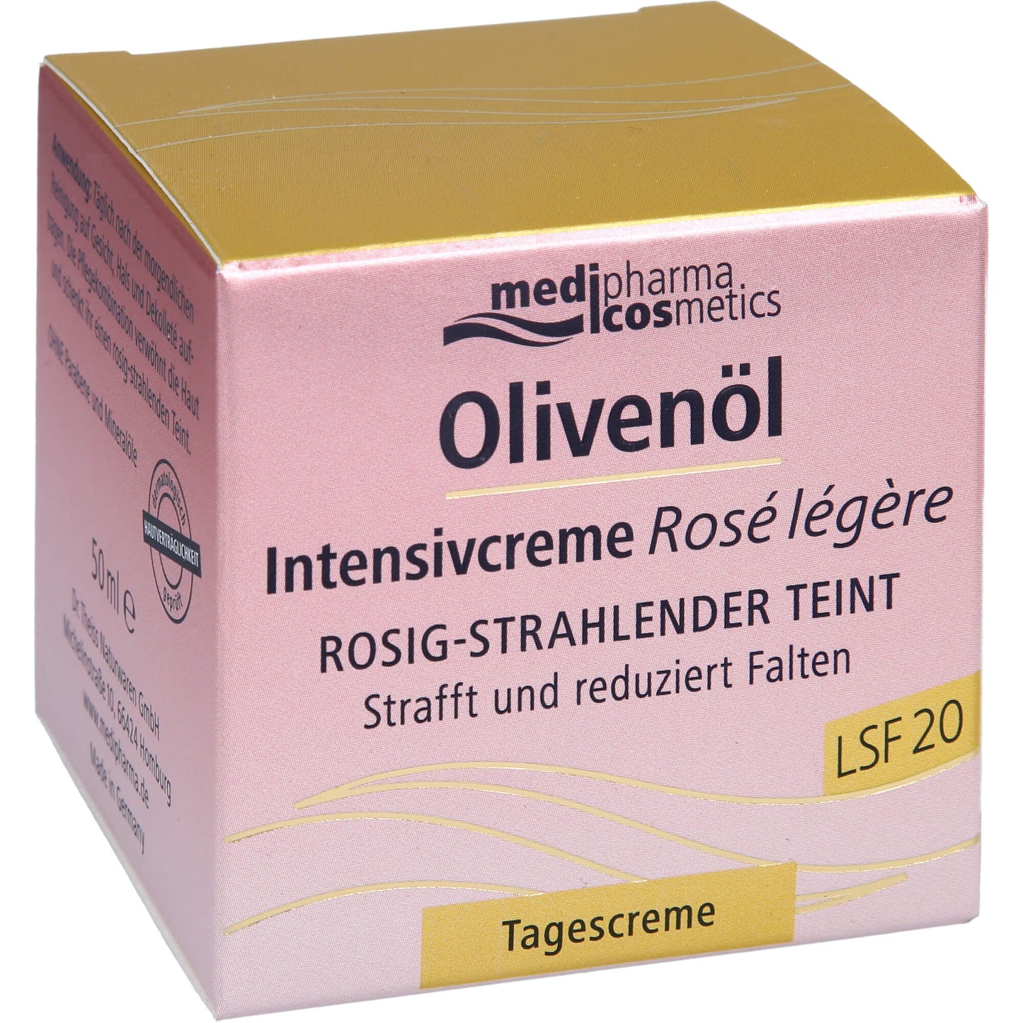 OLIVENÖL INTENSIVCREME Rose legere LSF 20 50 ml