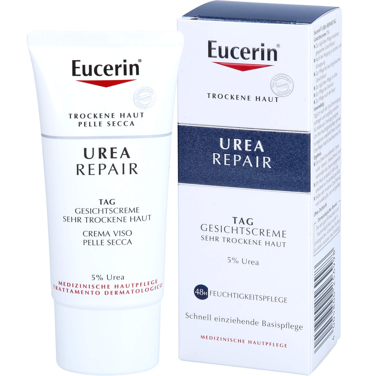 EUCERIN UreaRepair Gesichtscreme 5% Tag 50 ml