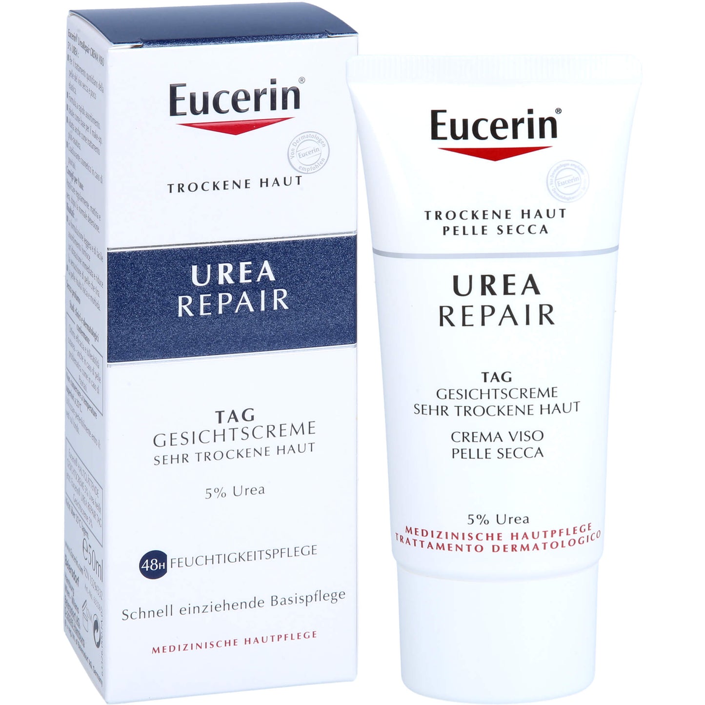 EUCERIN UreaRepair Gesichtscreme 5% Tag 50 ml