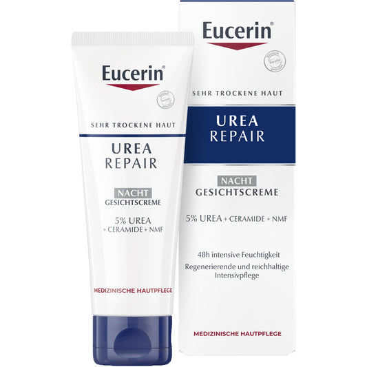 EUCERIN UreaRepair Gesichtscreme 5% Nacht 50 ml