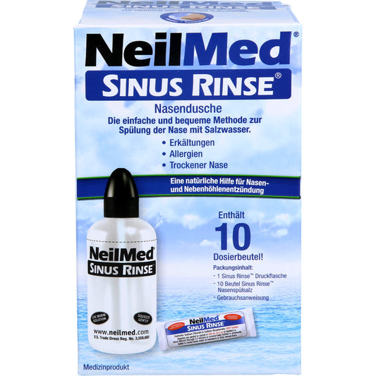 NEILMED Sinus Rinse Nasendusche+10 Btl.Spülsalz 1 P