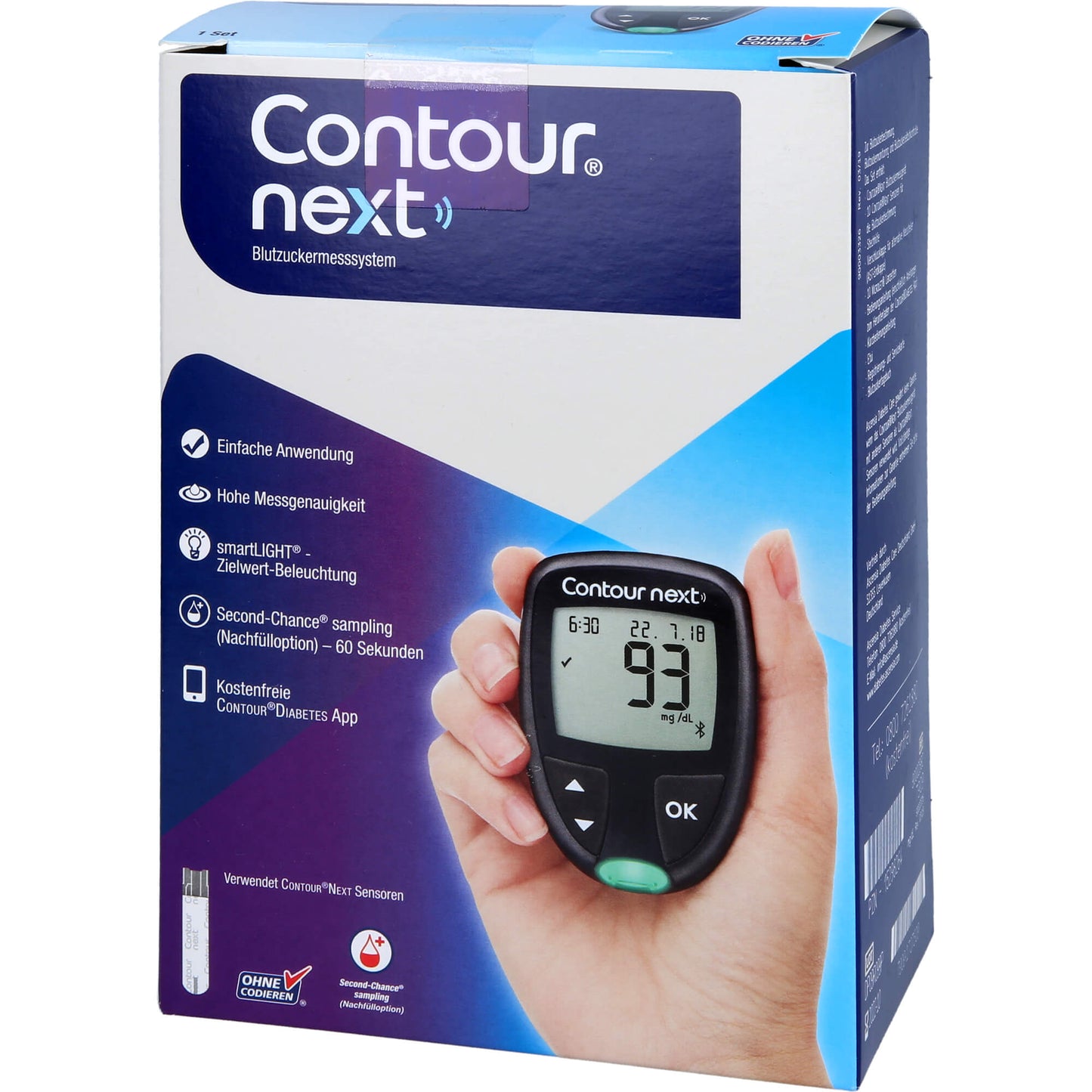 CONTOUR Next NEU Set Blutzuckermessgerät mg/dl 1 St