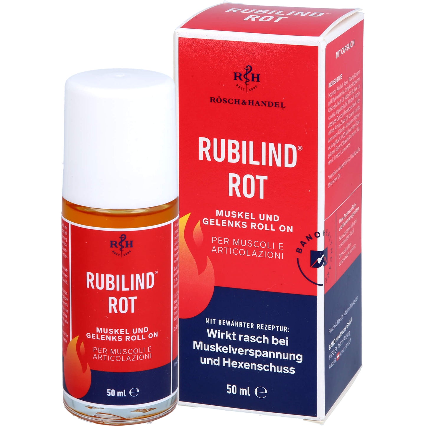RUBILIND rot Muskel und Gelenks Roll-on 50 ml