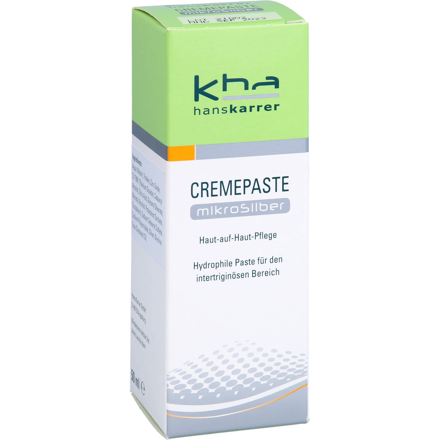 HANS KARRER Cremepaste mikroSilber 50 ml