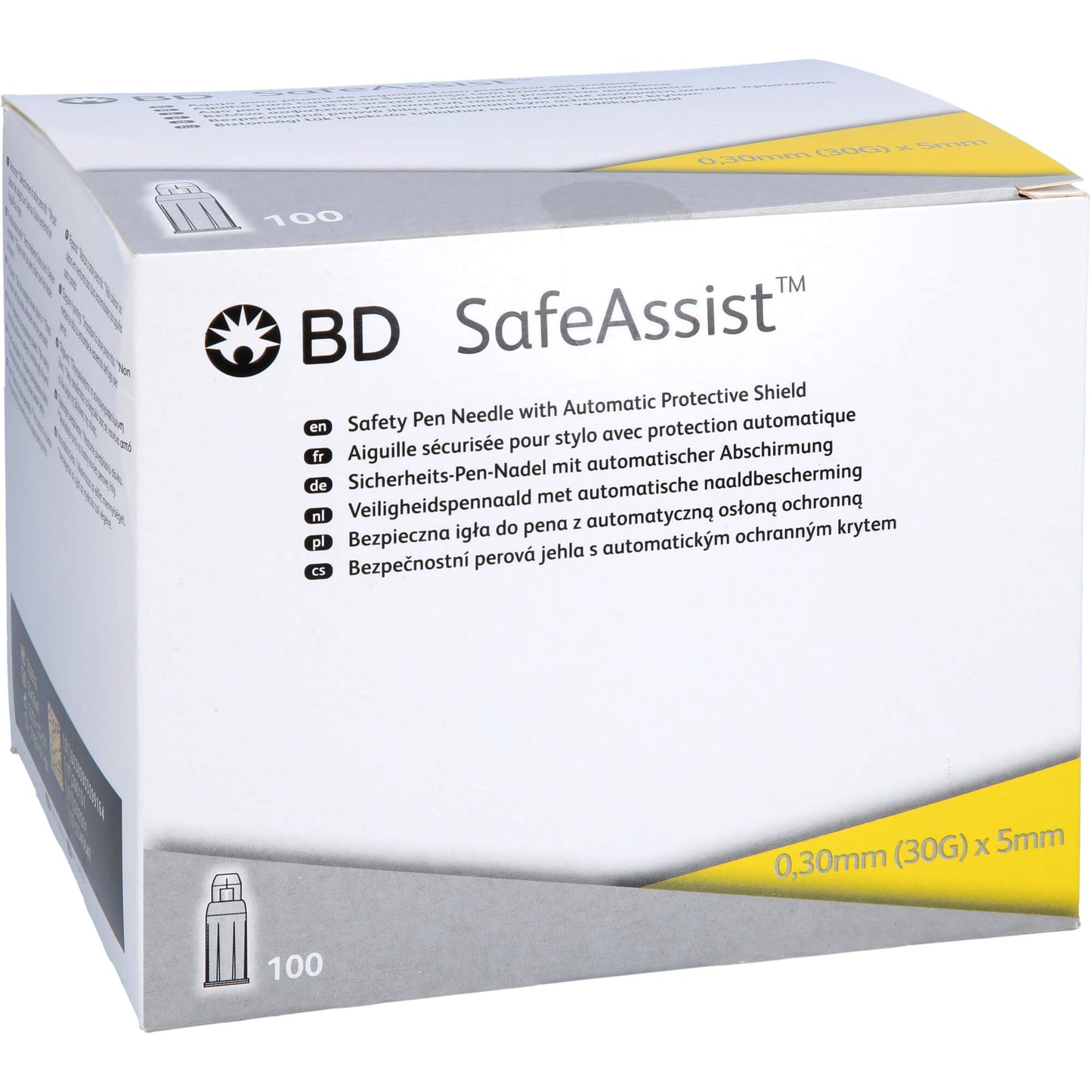 BD SAFEASSIST Sicherheits-Pen-Nadeln 30 G 5 mm 100 St