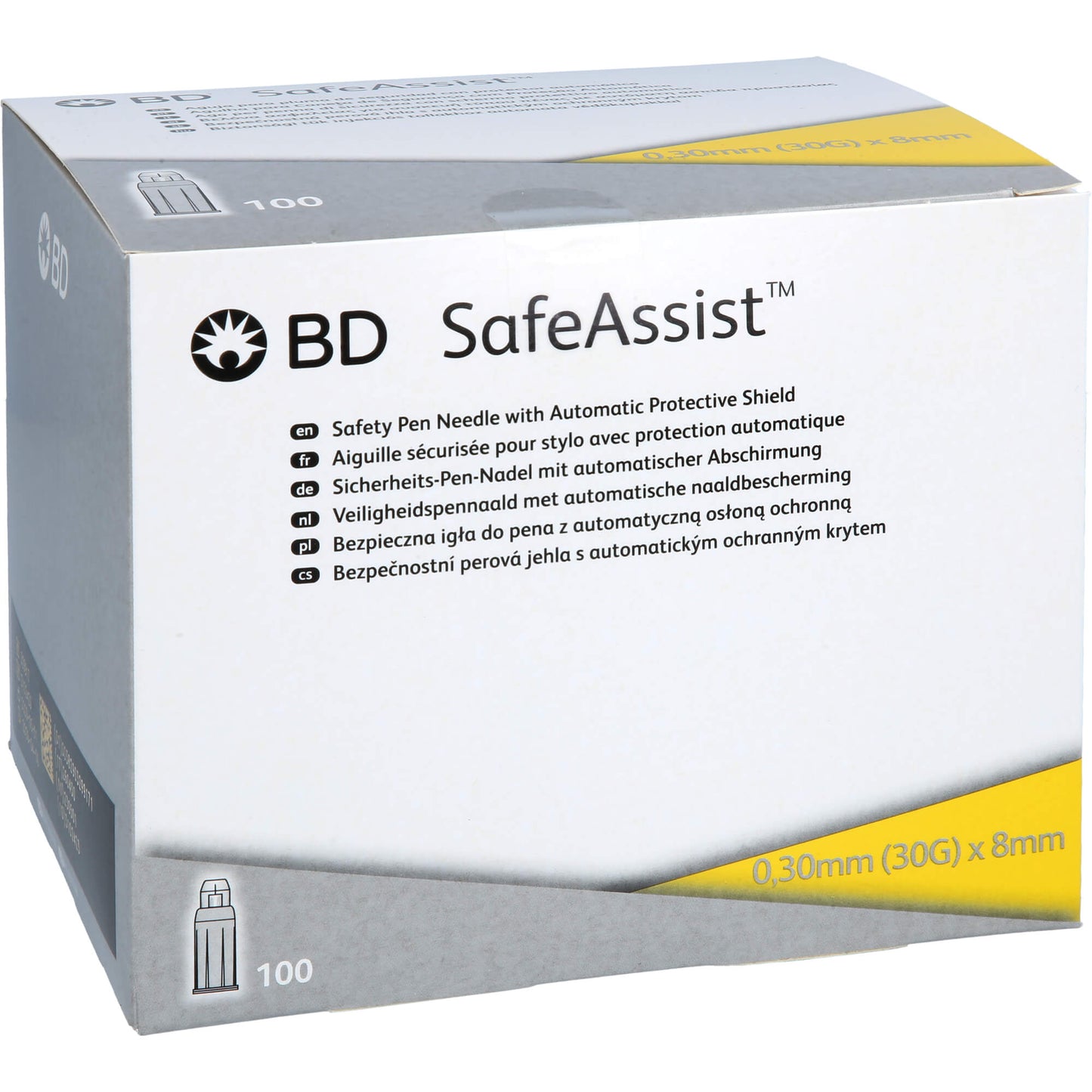 BD SAFEASSIST Sicherheits-Pen-Nadeln 30 G 8 mm 100 St