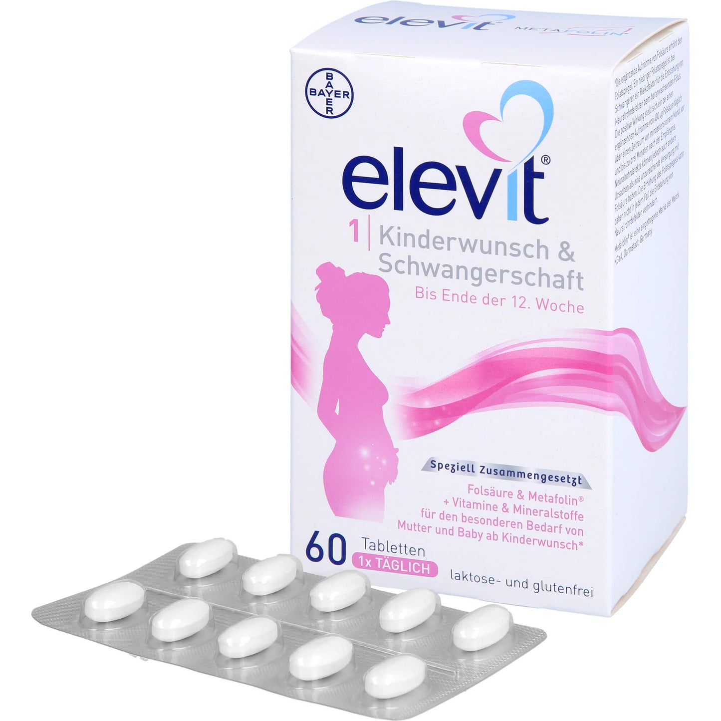 ELEVIT 1 Kinderwunsch & Schwangerschaft Tabletten 1X60 St