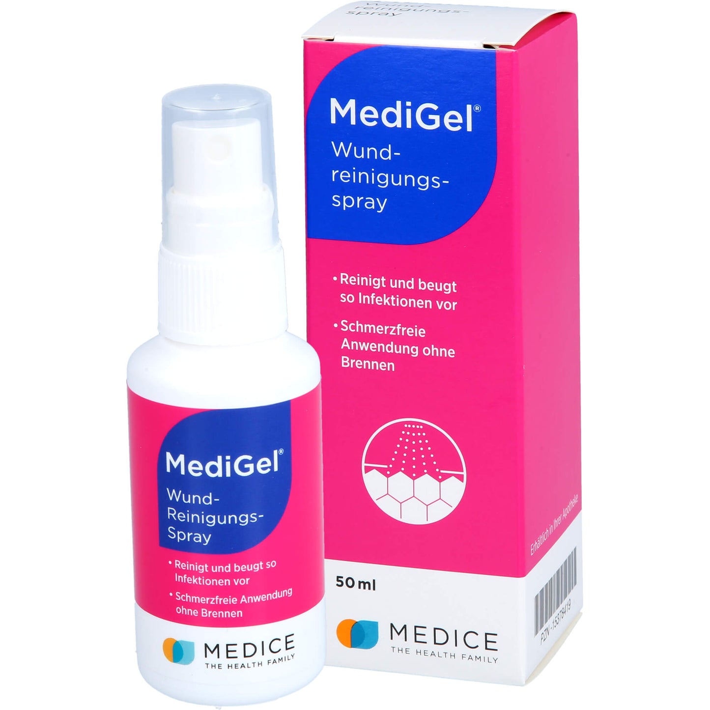 MEDIGEL Wundreinigungsspray 50 ml