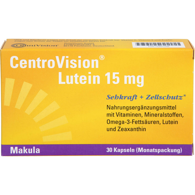 CENTROVISION LUTEIN 15MG 30 St