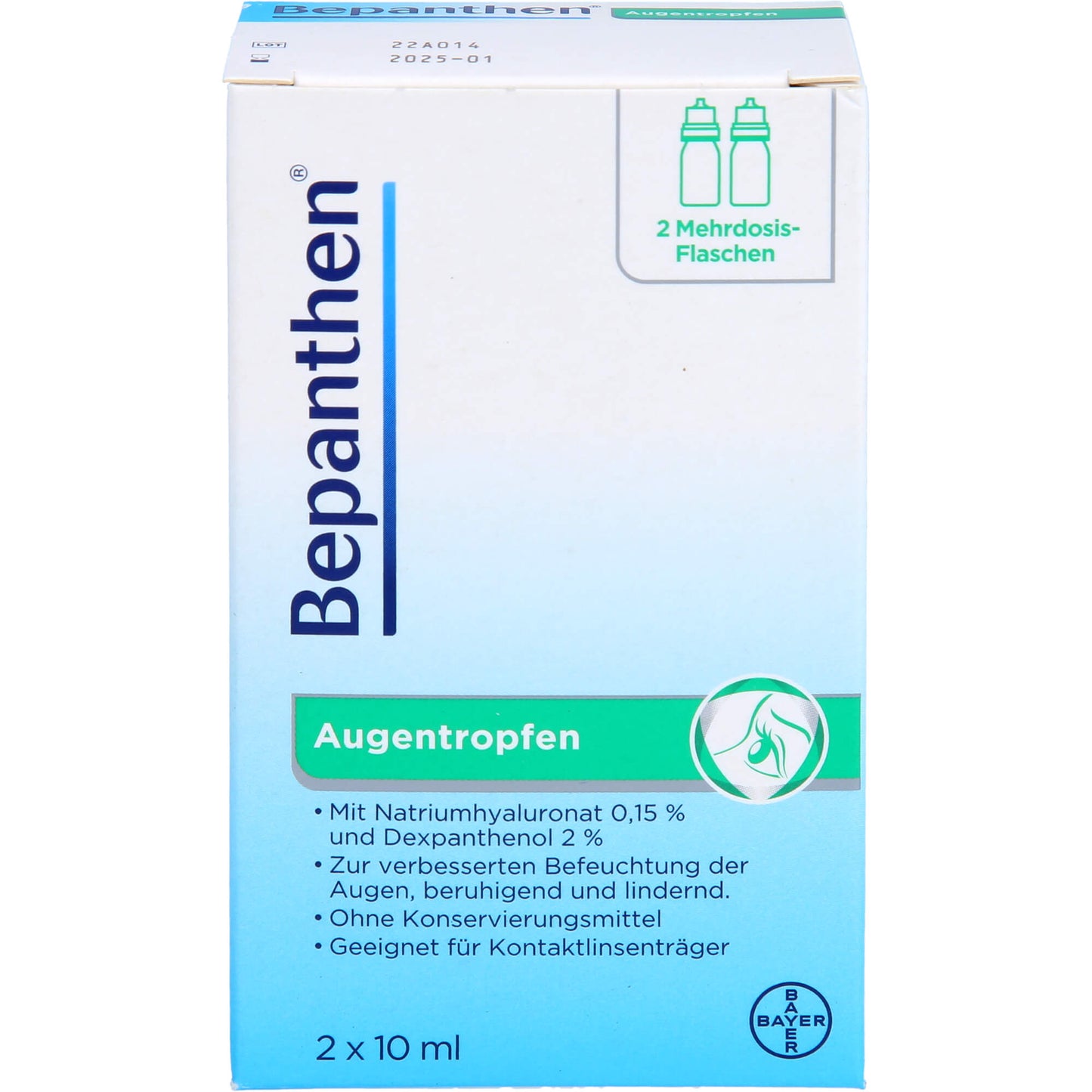 BEPANTHEN Augentropfen 2X10 ml