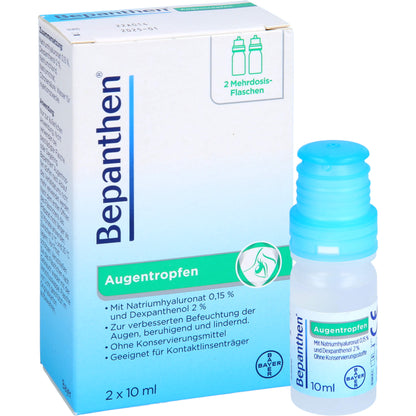 BEPANTHEN Augentropfen 2X10 ml
