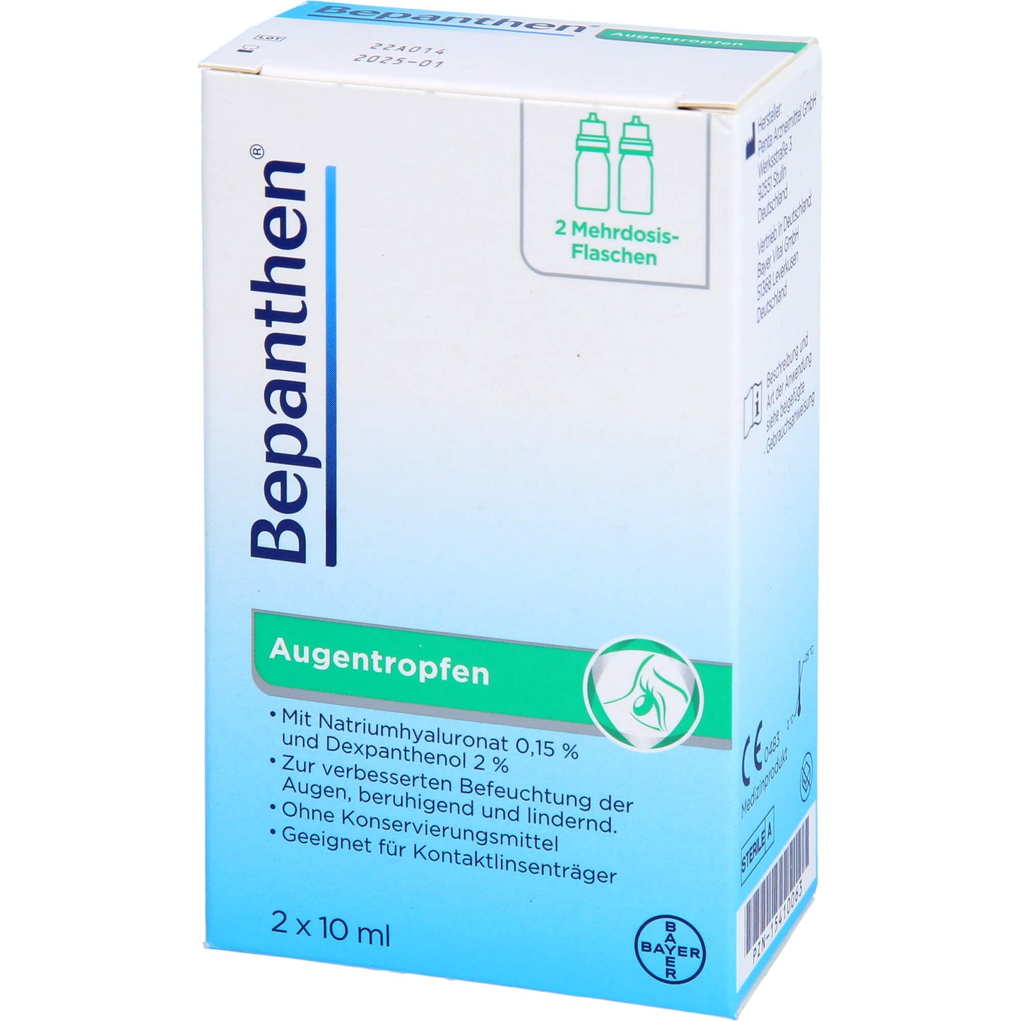 BEPANTHEN Augentropfen 2X10 ml