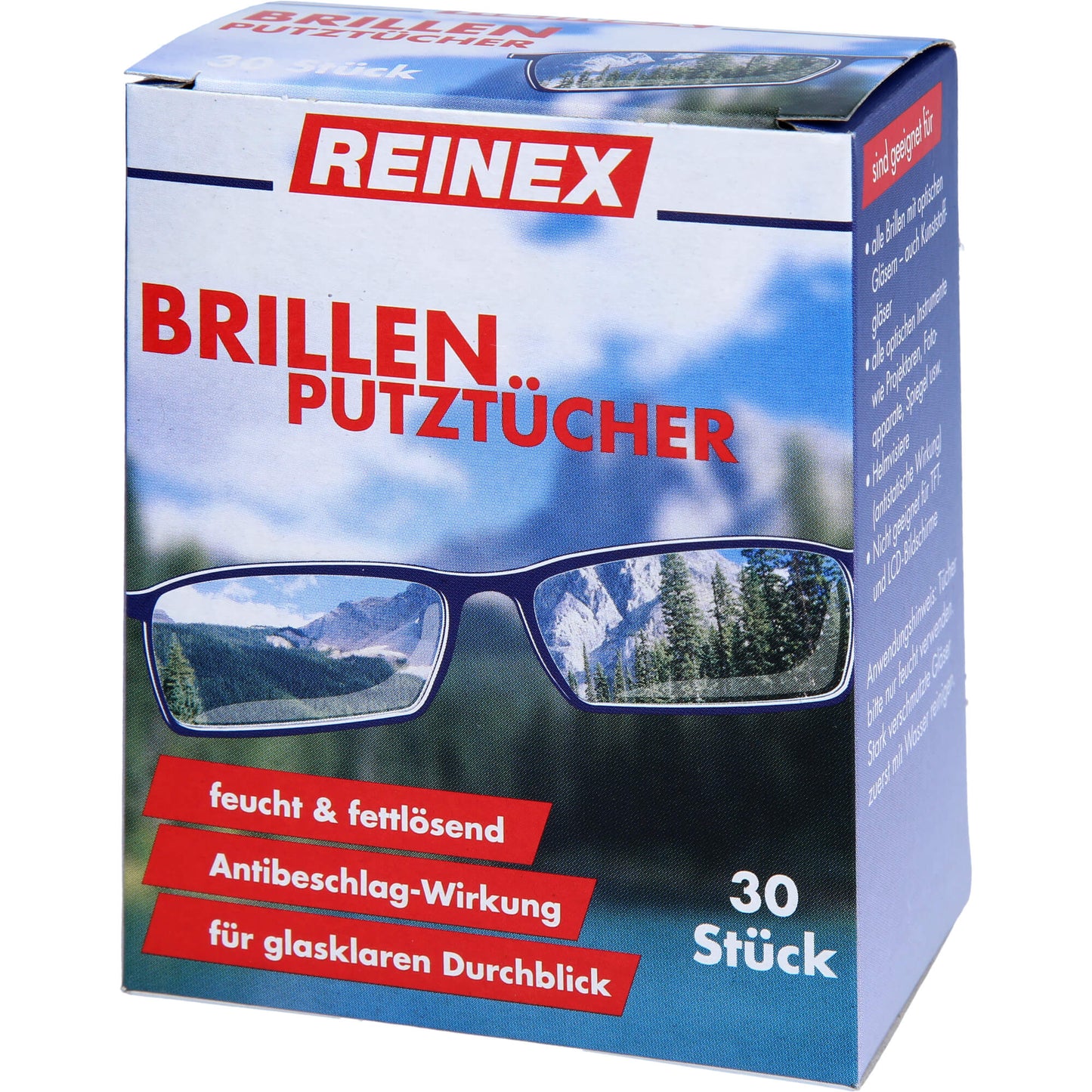 BRILLENPUTZTÜCHER Reinex 30 St