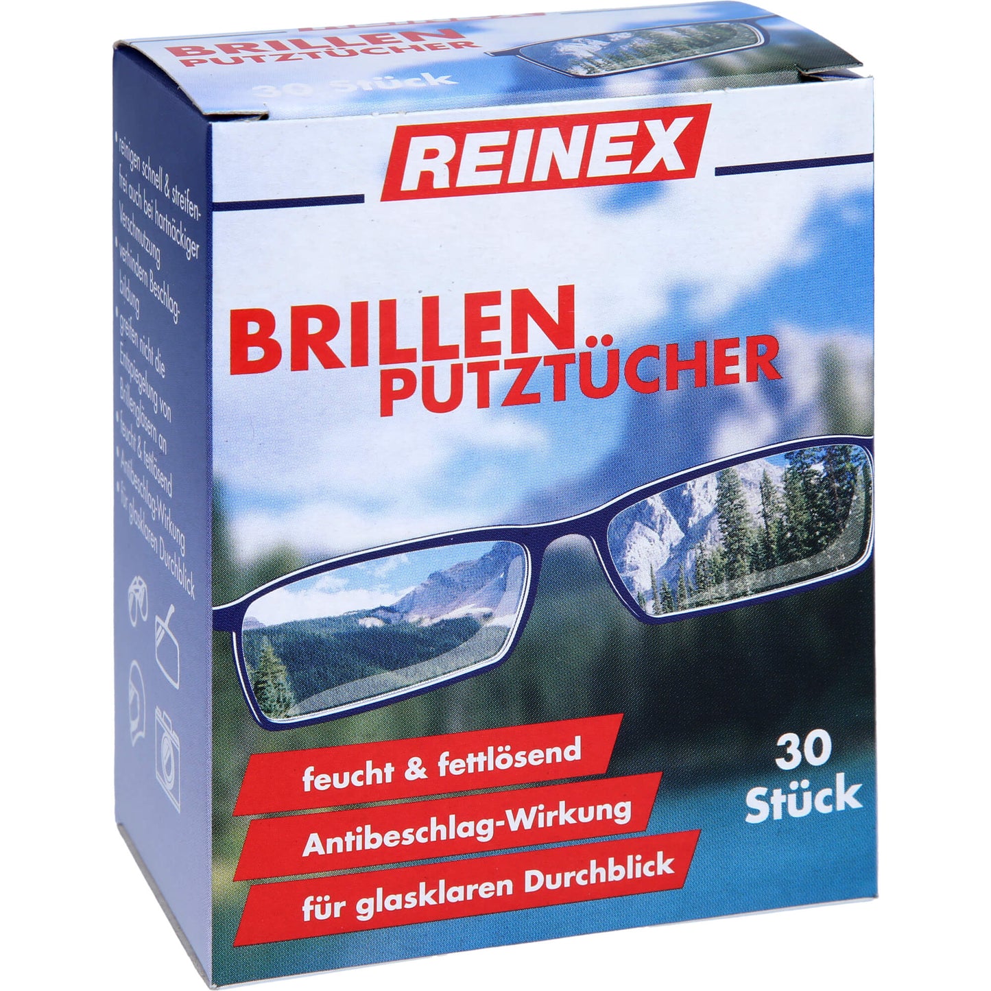 BRILLENPUTZTÜCHER Reinex 30 St