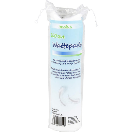 WATTEPADS rund 100% Baumwolle Regina 100 St