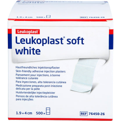 LEUKOPLAST soft white Injektionspfl.Str.19x40 mm 500 St