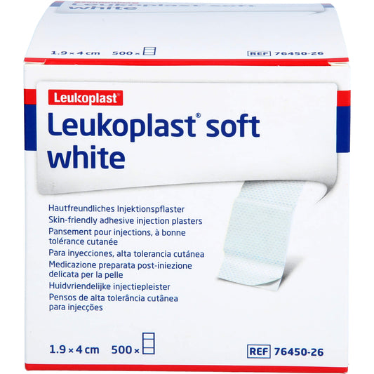 LEUKOPLAST soft white Injektionspfl.Str.19x40 mm 500 St