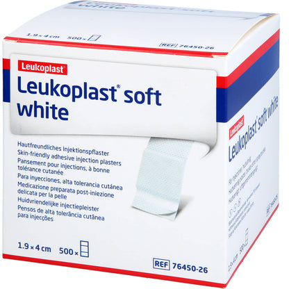 LEUKOPLAST soft white Injektionspfl.Str.19x40 mm 500 St