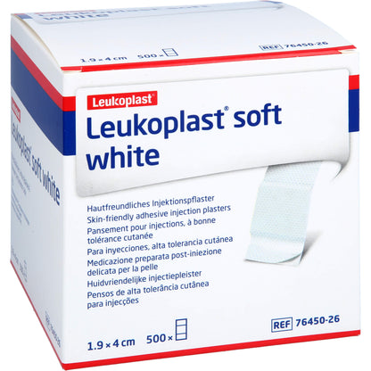 LEUKOPLAST soft white Injektionspfl.Str.19x40 mm 500 St