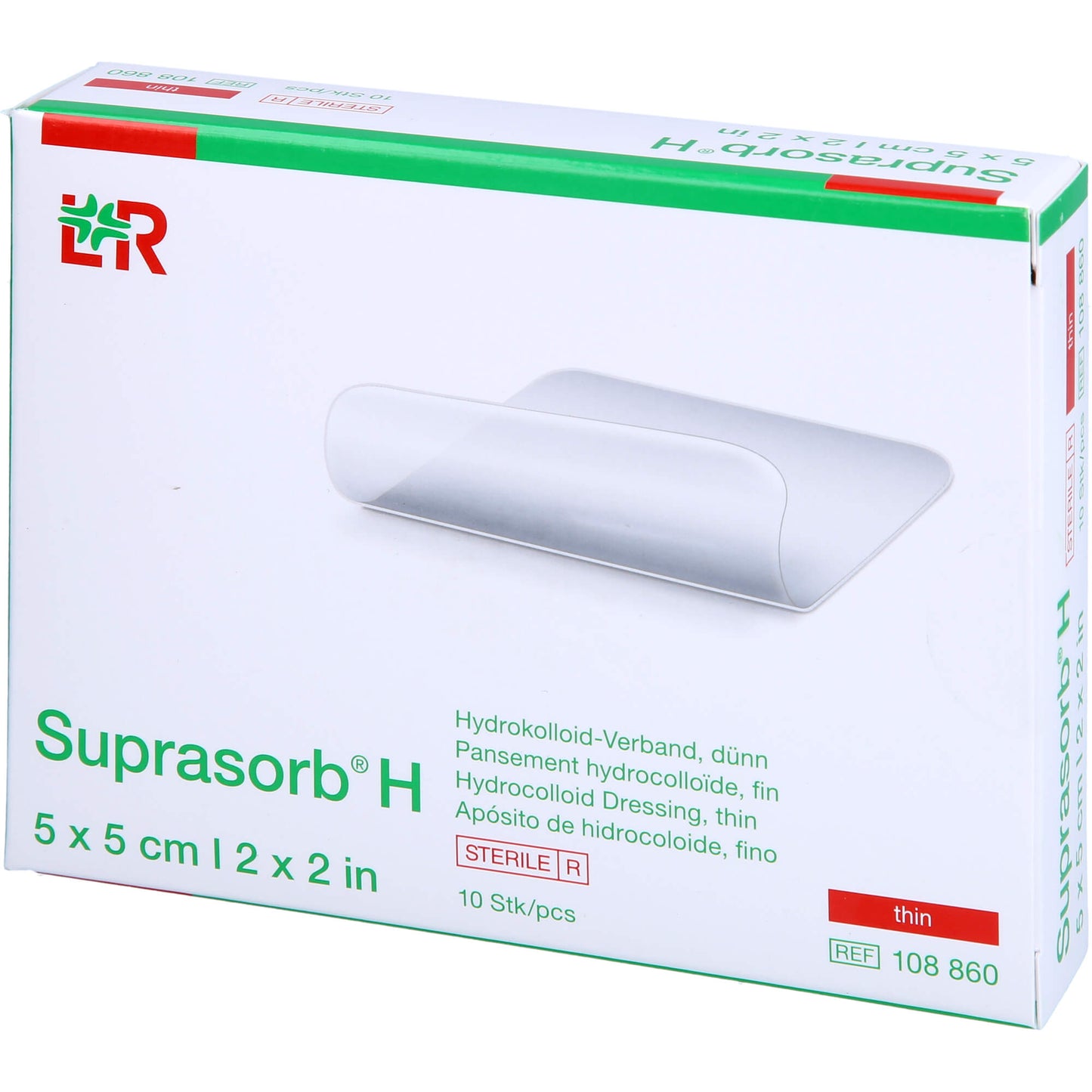 SUPRASORB H Hydrokoll.Verb.dünn 5x5 cm 10 St