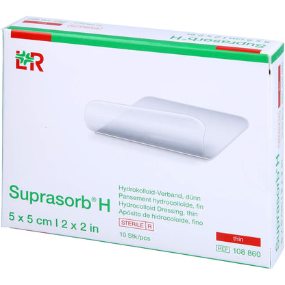 SUPRASORB H Hydrokoll.Verb.dünn 5x5 cm 10 St