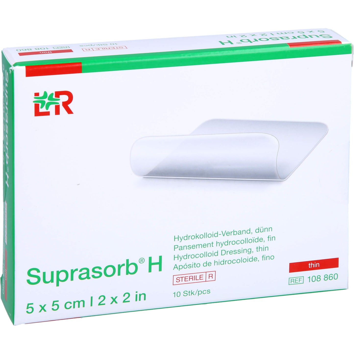 SUPRASORB H Hydrokoll.Verb.dünn 5x5 cm 10 St