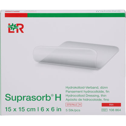 SUPRASORB H Hydrokoll.Verb.dünn 15x15 cm 5 St