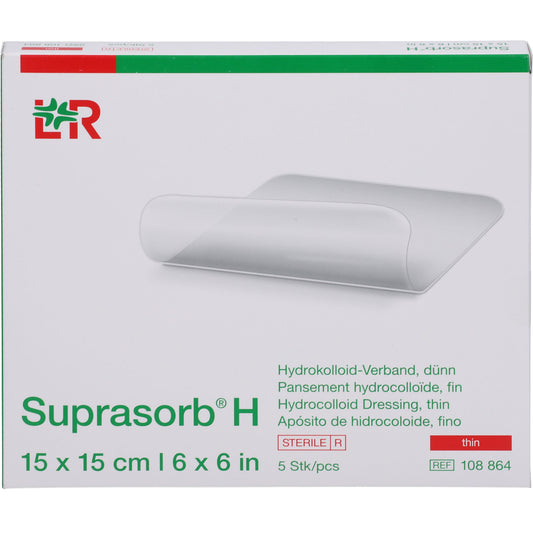 SUPRASORB H Hydrokoll.Verb.dünn 15x15 cm 5 St
