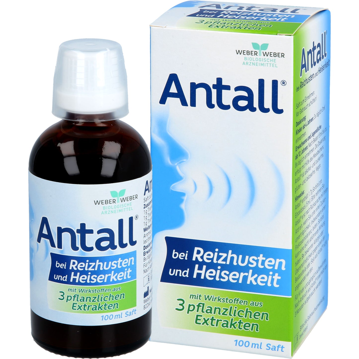 ANTALL bei Reizhusten und Heiserkeit Saft 100 ml