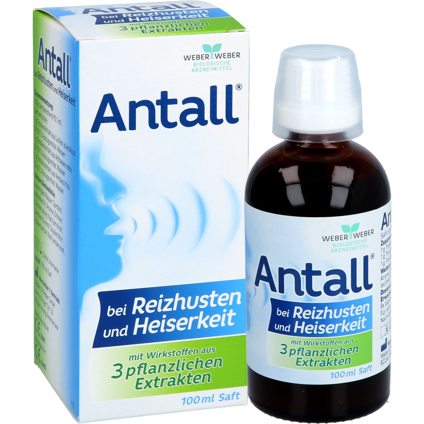 ANTALL bei Reizhusten und Heiserkeit Saft 100 ml