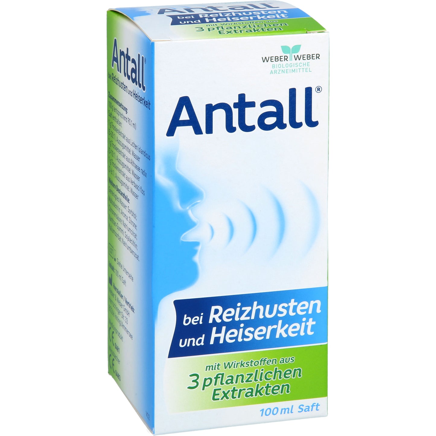 ANTALL bei Reizhusten und Heiserkeit Saft 100 ml