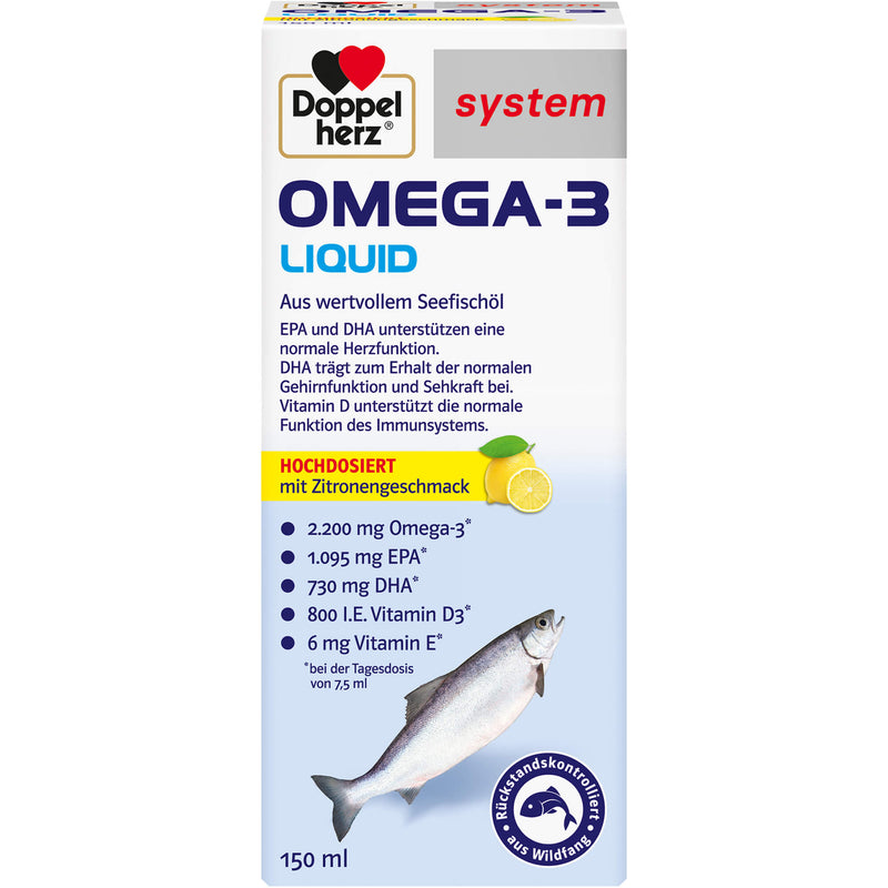 DOPPELHERZ OMEGA 3 LIQUID 150 ml