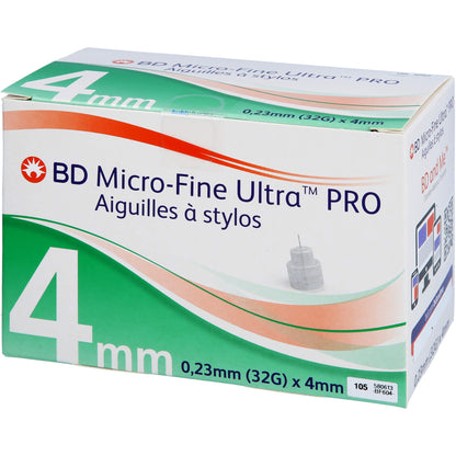 BD MICRO-FINE ULTRA Pro Pen-Nadeln 0,23x4 mm 32 G 105 St
