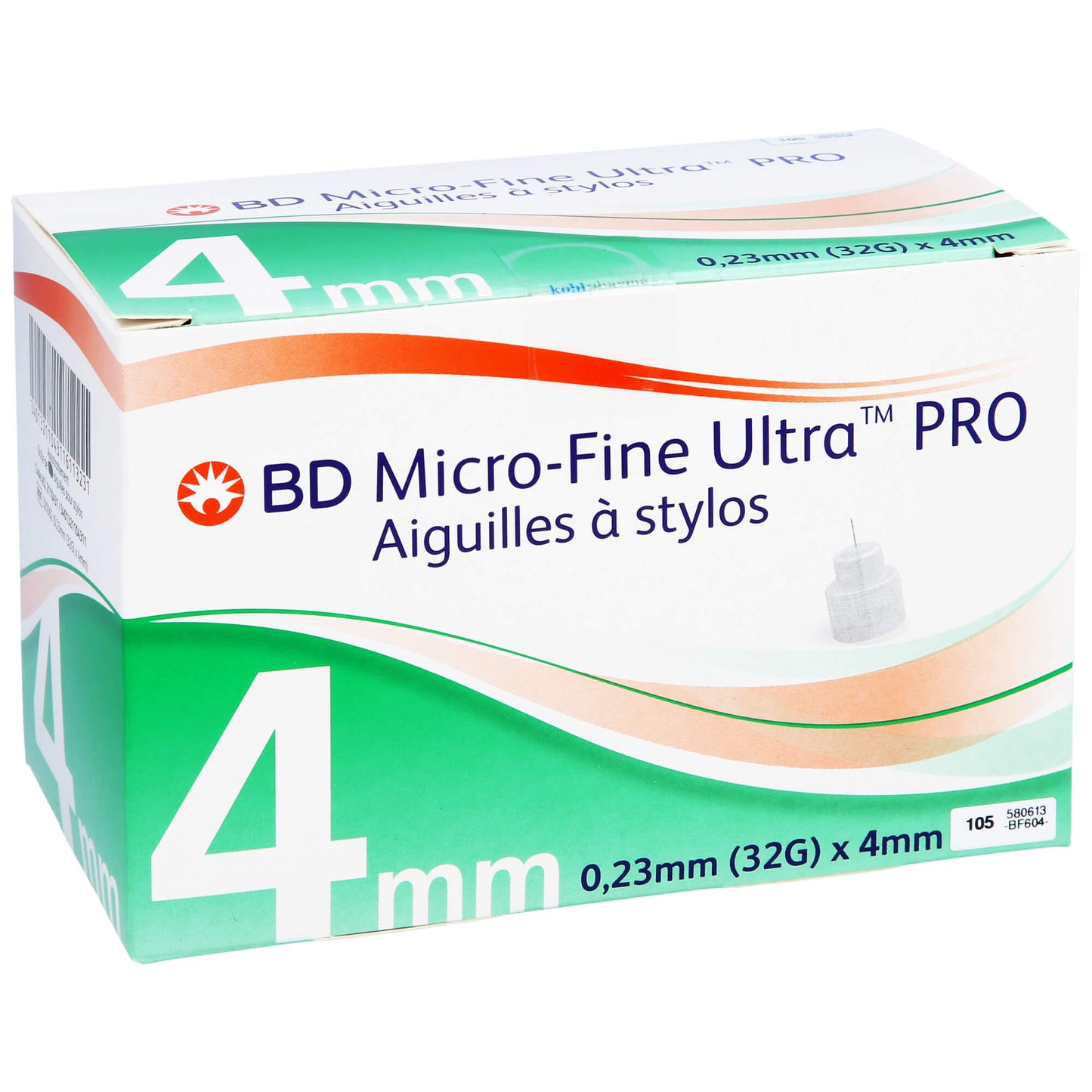 BD MICRO-FINE ULTRA Pro Pen-Nadeln 0,23x4 mm 32 G 105 St