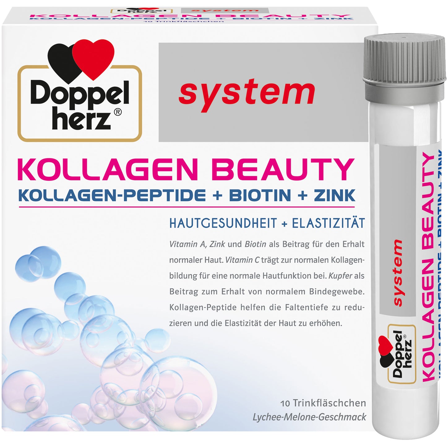 DOPPELHERZ Kollagen Beauty system Trinkfläschchen 10 St