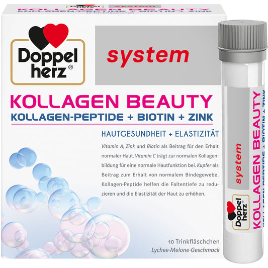 DOPPELHERZ Kollagen Beauty system Trinkfläschchen 10 St