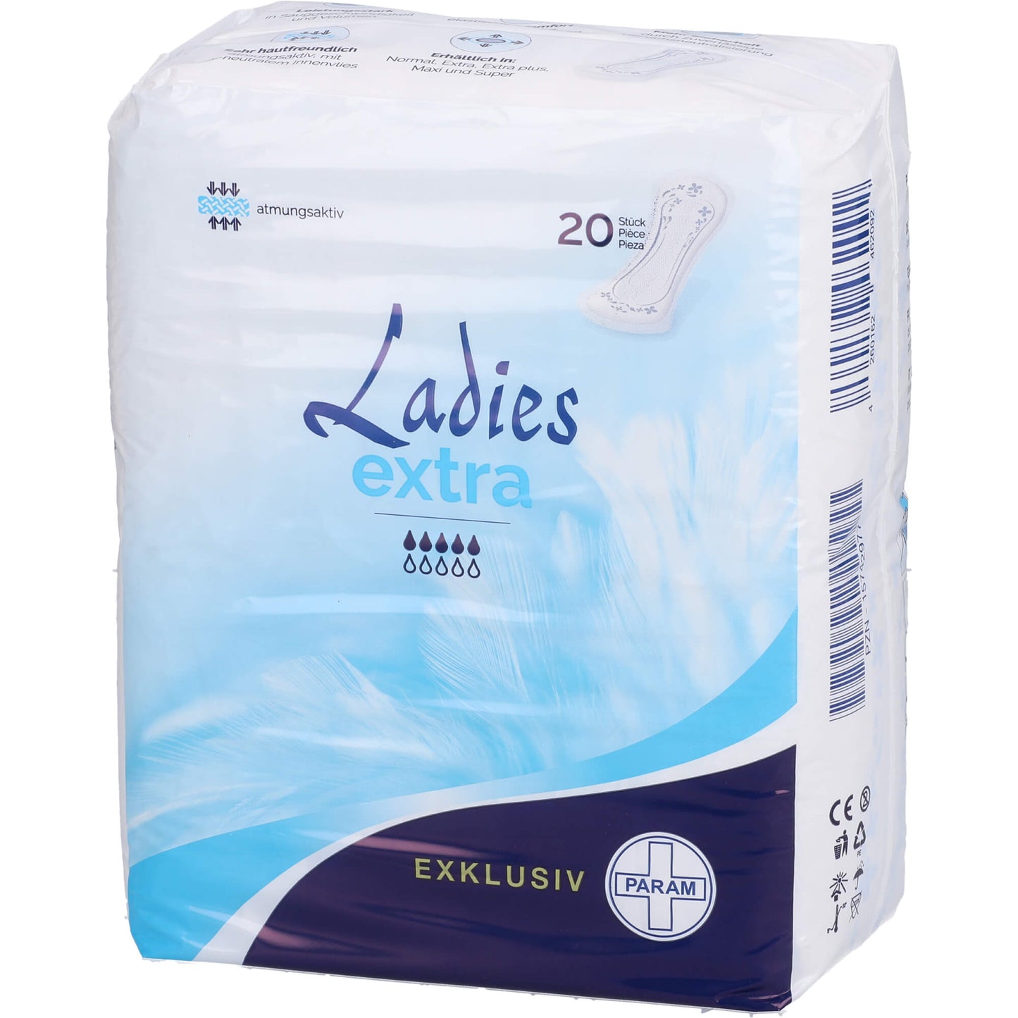 PARAM LADIES EXKLUSIV Inkontinenz-Einl.extra 20 St