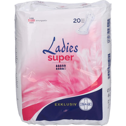 PARAM LADIES EXKLUSIV Inkontinenz-Einl.super 20 St