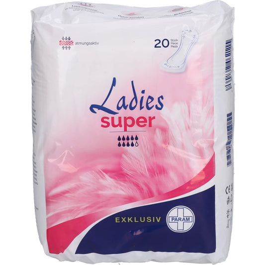 PARAM LADIES EXKLUSIV Inkontinenz-Einl.super 20 St