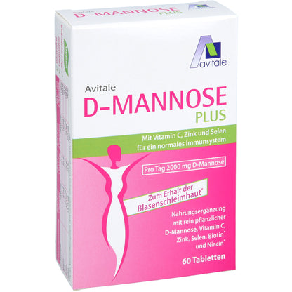 D-MANNOSE PLUS 2000 mg Tabl.m.Vit.u.Mineralstof. 60 St