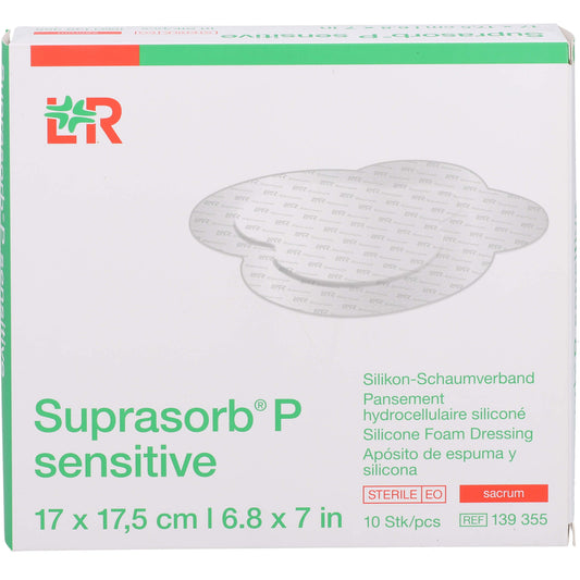 SUPRASORB P sensitive PU-Schaumv.sacr.bor.17x17,5 10 St