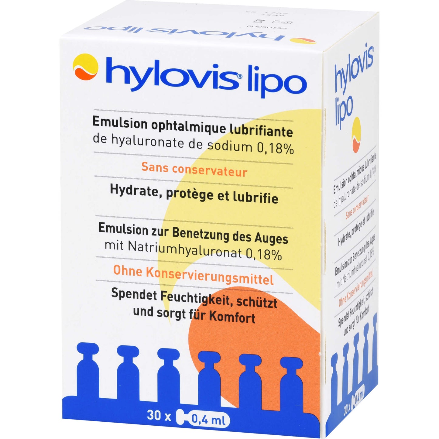 HYLOVIS lipo Augentropfen Einzeldosispipetten 30X0.4 ml