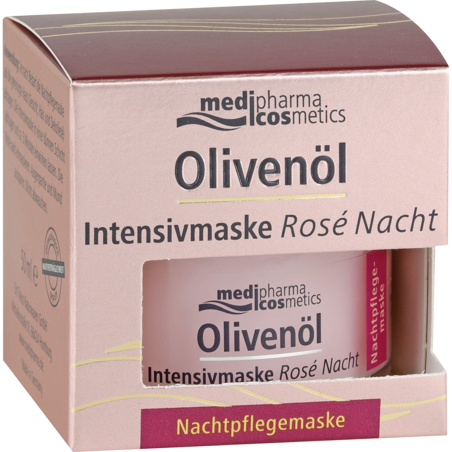 OLIVENÖL INTENSIVMASKE Rose Nachtcreme 50 ml