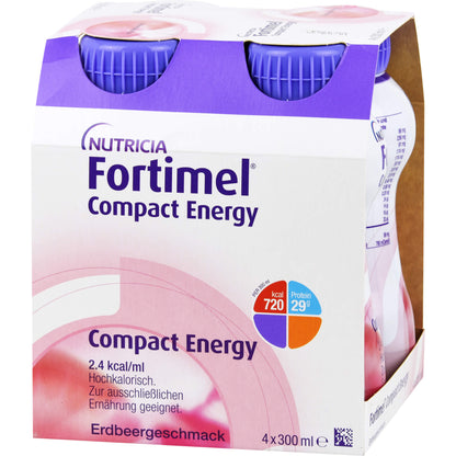 FORTIMEL Compact Energy Erdbeere 8X4X300 ml
