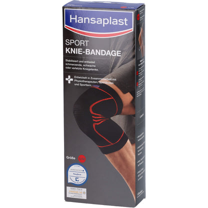 HANSAPLAST Sport Knie-Bandage Gr.M 1 St