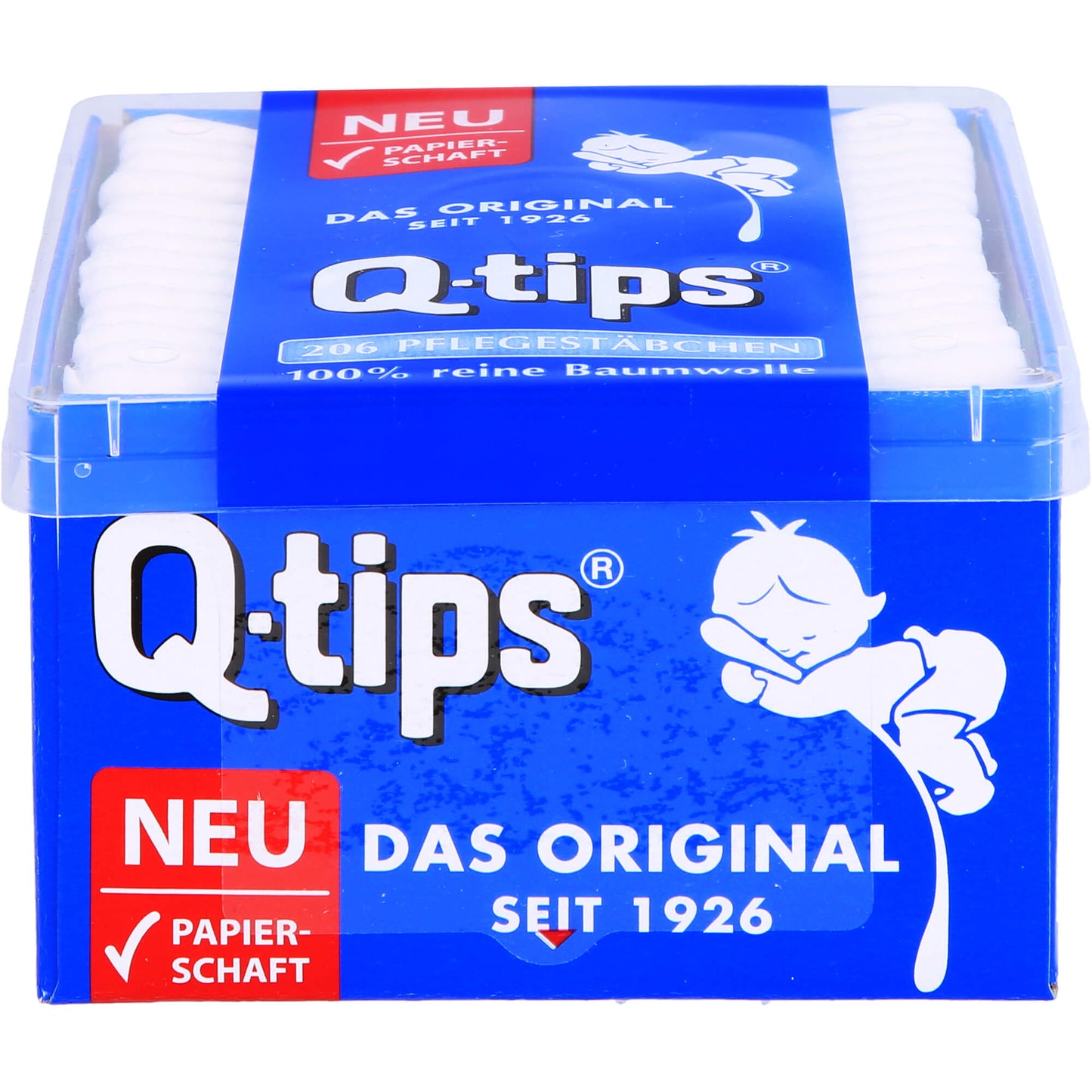 Q-TIPS Pflegestäbchen mit Papierschaft 206 St