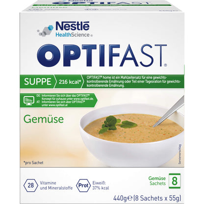 OPTIFAST Suppe Gemüse Pulver 8X55 g