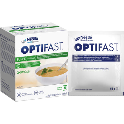 OPTIFAST Suppe Gemüse Pulver 8X55 g