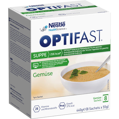 OPTIFAST Suppe Gemüse Pulver 8X55 g