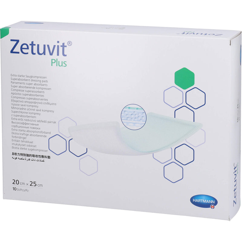 ZETUVIT PLUS EXTR ST 20X25 10 St